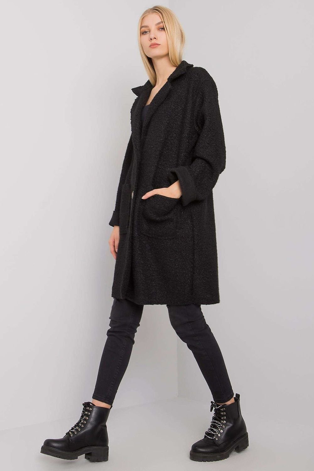 Manteau femme en bouclé Bellinda