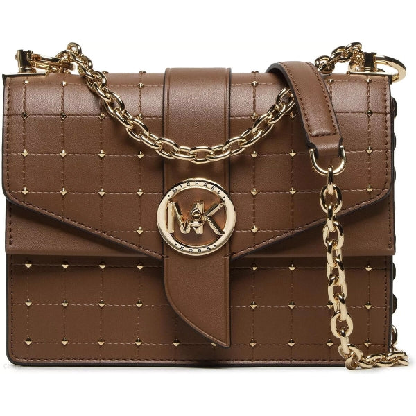 Sac à main Femme Michael Kors LUGGAGE Marron 20x27x7 cm